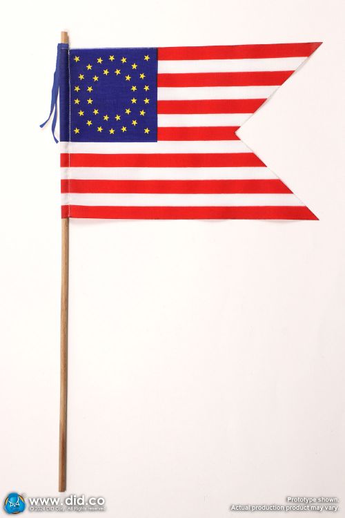 DiD Brown Standing War Horse - US Civil War Era with Tack #7