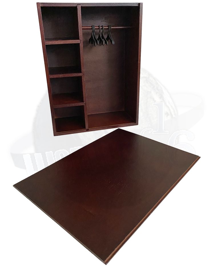 Flagset Masked Mercenaries "Continue To Fight": Wooden Storage Closet Locker #2