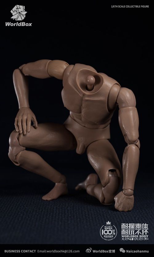 WorldBox Durable 1/6 Scale Male Body w/ Neck #4
