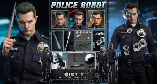 Present Toys Police Robot T-1000 #12