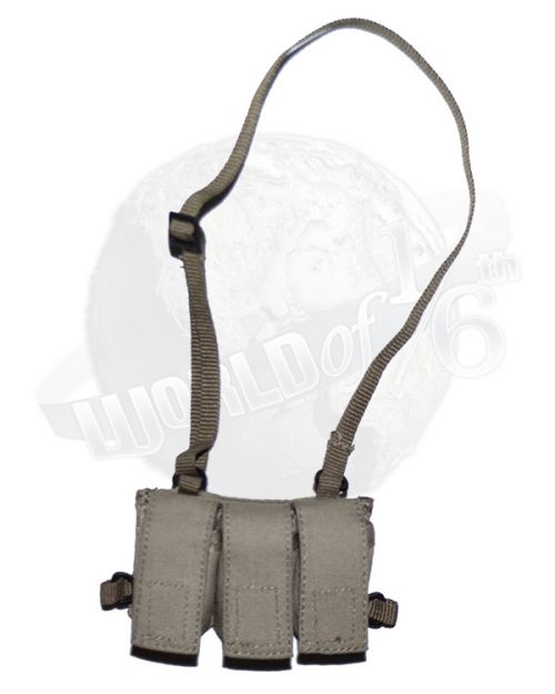 threeA AMC’s The Walking Dead Carol Peletier: Three Magazine Pouch With Strap (Tan)