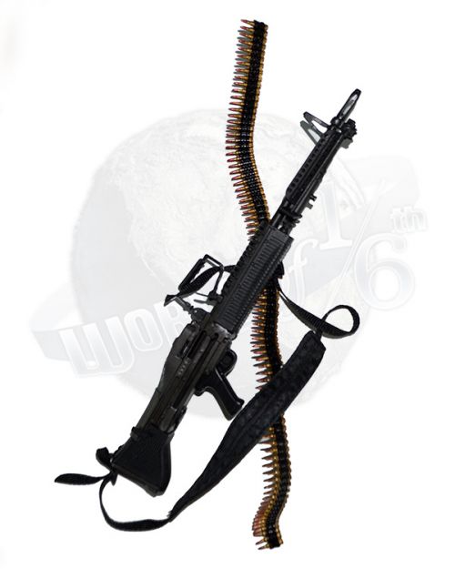 ThreeZero Rambo First Blood John: M60 Machine Gun With Ammo Clip