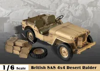 ZYTOYS – WWII Allies British SAS Jeep Willys 4×4 Desert Raider