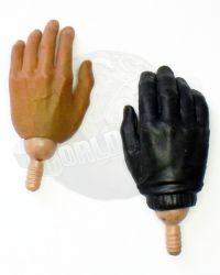 ThreeZero The Walking Dead Negan: Handset x 2 (Relaxed Gloved & Bare Hands)