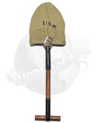 DID American Infantryman of Expeditionary Force 1917 Buck Jones: T-Handle Shovel (Metal & Wood)