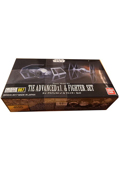 BanDai Star Wars Tie Advanced x 1 & Fighter Set Plastic Model Kit #2