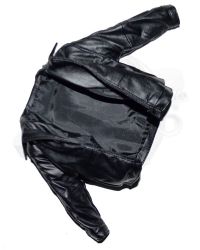 Black 8 Studios Tony Soprano (The Sopranos): Oversized Leather Coat (Black)