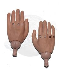 CC Toys Trevon Lossanto Version: Relaxed Hand Set With F*&k Y@u Tattoos