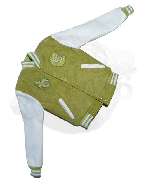 CC Toys Frank Lossanto Version: Varsity Jacket With Patches (Green/White)