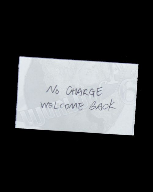 Daftoys Shawshank Red: No Charge Welcome Back Note