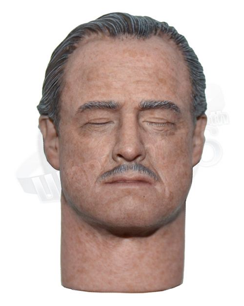 Dam Toys The Godfather Golden Years Version: Closed Eyes Head Sculpt (Marlon Brando Likeness)