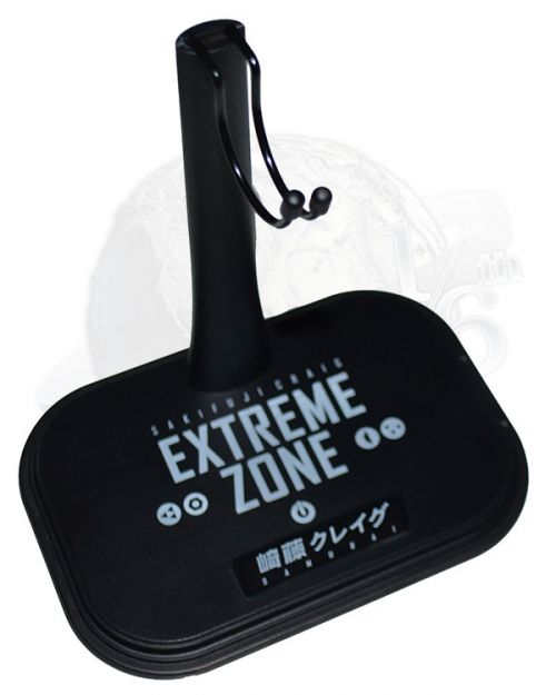 Dam Toys Extreme Zone Samurai Sakifuji Craig: Figure Stand With Logo