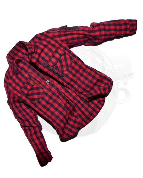 DamToys Extreme Zone Agent Hugh Laphroaig: Plaid Shirt (Red)