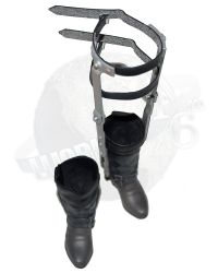 Dark Toys Max DX: Leg Auxiliary Bracket With Motorcycle Riding Boots
