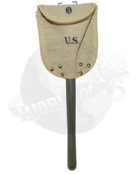 FacePool WWII US Ranger Private Rifleman France 1944: M1943 Entrenching Shovel Tool & Pouch