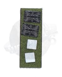 Flagset Toys Modern Battlefield End War V Ghost: Subdued British Flag Patch With Velcro Stickers x 2