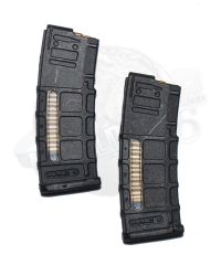 Flagset Toys Modern Battlefield End War A: M4/M4A1 Carbine Magpul Gen 3 Magazines x 2