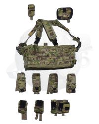 Flagset Modern Battlefield End War Ghost X: Tactical Chest Rig With Multiple Pouches