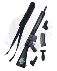 Flagset Modern Battlefield 2022 Ghost 2.0 (End War): H&K 416 Rifle With Foregrip, Scope, Holographic Weapon Light & Sling
