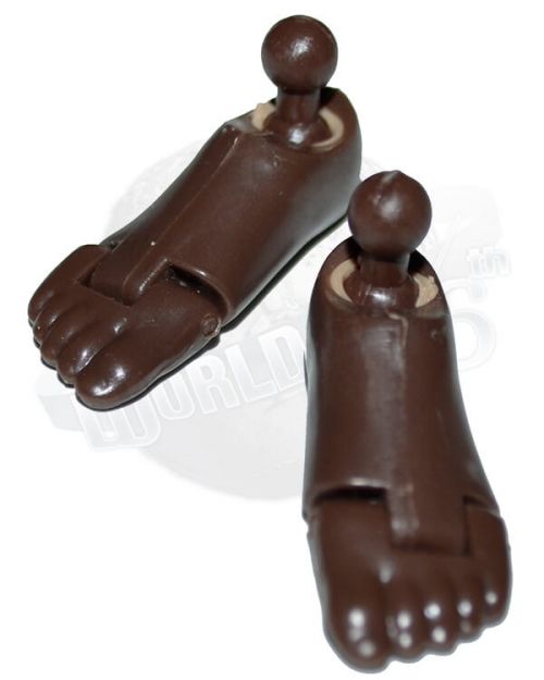 Hot Toys Feet With Pegs (Black) #2