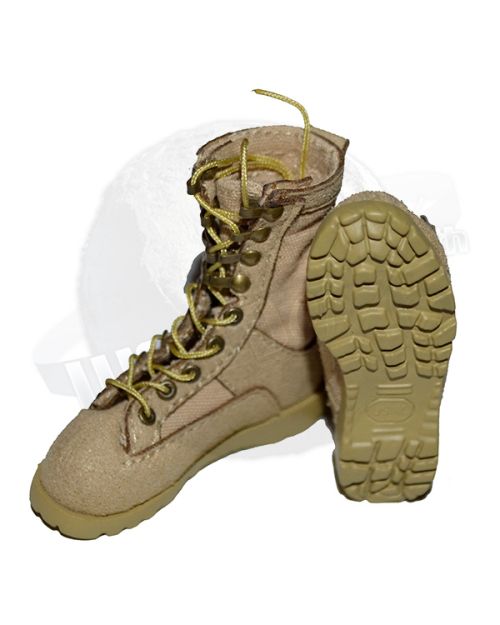 King's Toy U.S. Marine Corps Special Response Team: Cloth Combat Assault Boots (Tan) #2
