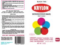 Krylon Label For Spray Paint Can