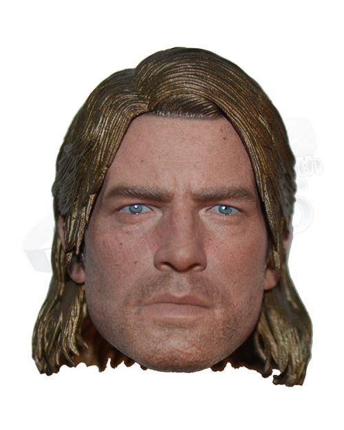Lim Toys The Gunslinger (Outlaws of the West): Clean Shaven Head Sculpt With Long Hairpiece