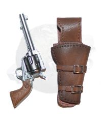 Lim Toys The Gunslinger (Outlaws of the West): Smith & Wesson Revolver With Long Loop Holster (Brown)