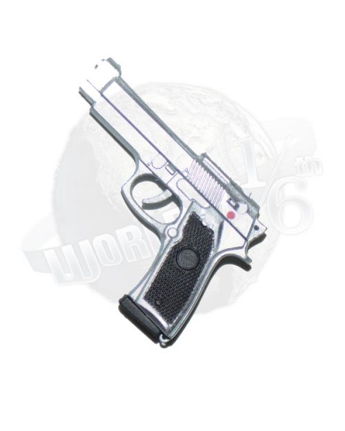 Mars Toys Breaking Bad Heisenberg: Handgun Pistol With Extra Magazine Clip (Silver)