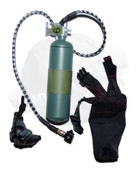 Mini Times U.S. Army Special Forces Paratrooper: GENTEX MBU-20/P Oxygen Mask With Oxygen Tank & Pouch
