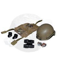 Mini Times U.S. Army Special Forces Paratrooper: A-Frame Ballistic Helmet With Cover (MultiCam)