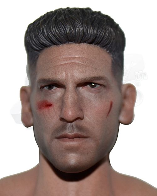 Present Toys The Punishman Frank: Bloodied Head Sculpt & Figure Body (No Hands/Feet)