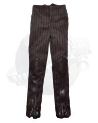 Present Toys New York Butcher: Trousers With Leather Accents (Brown)