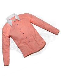 Present Toys Gangster Politician "Nucky Thompson": Oxford Shirt (Pink With White Collar)