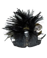 Present Toys The Marauder: Weathered Biker Body Armor with Black Feathers