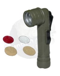 QO Toys Vietnam War US Army 101st Airborne Division in Hamburger Hill 1969: MX-991/U Flashlight (Red/Transparent Lens)