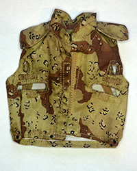 Soldier Story USMC 2nd Marine Division Operation Desert Saber Kuwait 1991: Desert Camo PASGT Flak Jacket Cover