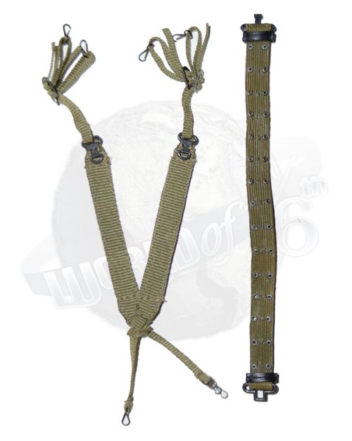 Dragon Models Ltd. WWII US Army Pistol Belt & Suspenders