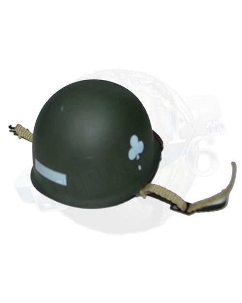 Dragon Models Ltd. WWII US Army Tab 101st Airborne NCO, 327th Glider Infantry Regiment, Bastogne 1944 (Staff Sergeant): M1 Helmet #2