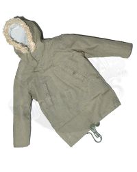 Blue Box Toys WWII US Army Parka with Fur Hood & Sleeves