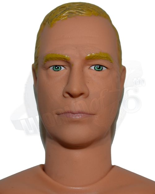 Toy Soldier Pilot with Gloved Hands Head Sculpt & Figure Body