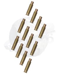 Battlegear Toys WWII US Army Spent 30.06 Rounds x 12 (Metal)
