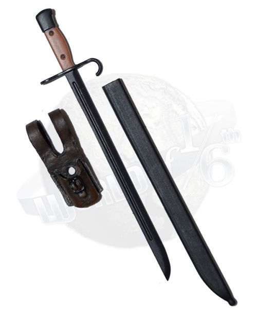 Battlegear Toys WWII Japanese Bayonet, Sheath & Belt Loop