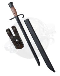 Battlegear Toys WWII Japanese Bayonet, Sheath & Belt Loop