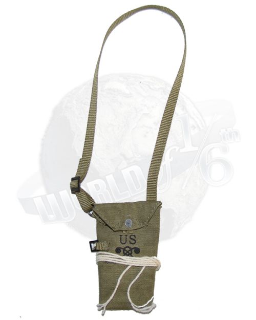 DiD Toys WWII US Army Gas Mask Bag