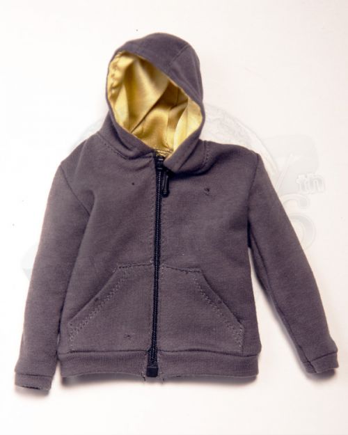 Toys Works Black Steel: Hooded Sweatshirt With Bullet Holes (Dark Gray)