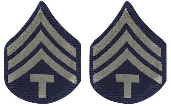 1:1 Scale Technical Sargent Patches x 2