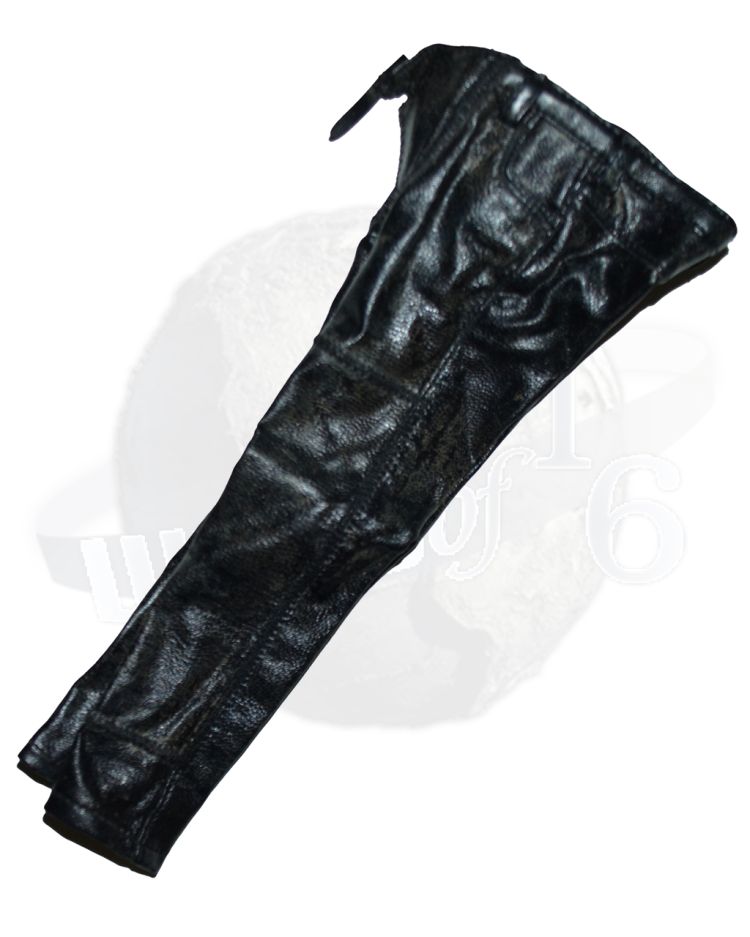 VTS TOYS - Wasteland Ranger: The Road to Hell: Leatherlike Pant Trousers (Black, Worn)
