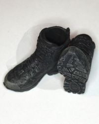 Virtual Toys The Darkzone Agent: Molded Tactical Boots With Foot Pegs (Black) On Sale!