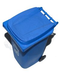 Plastic Recycling Trash Can (Blue)